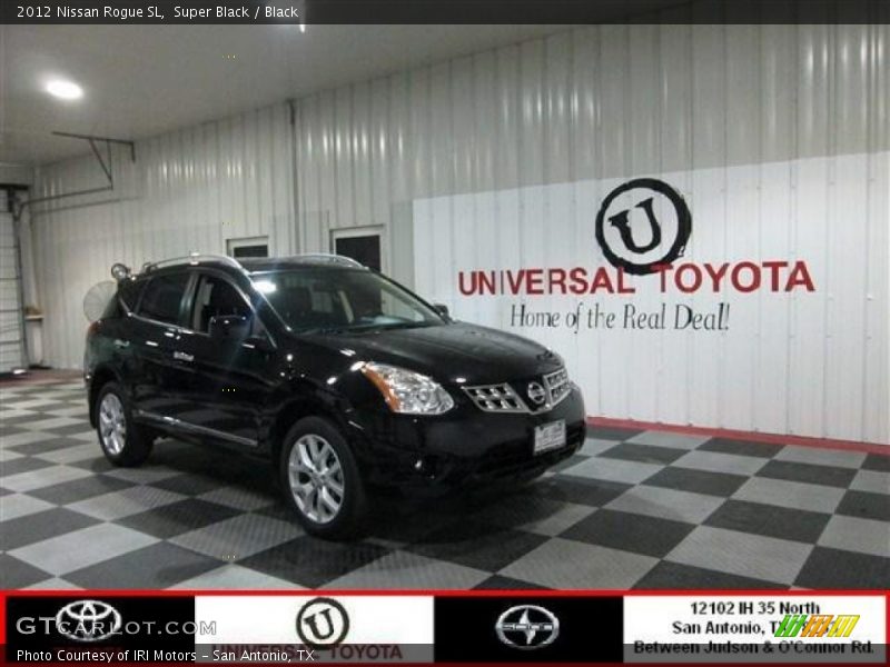 Super Black / Black 2012 Nissan Rogue SL