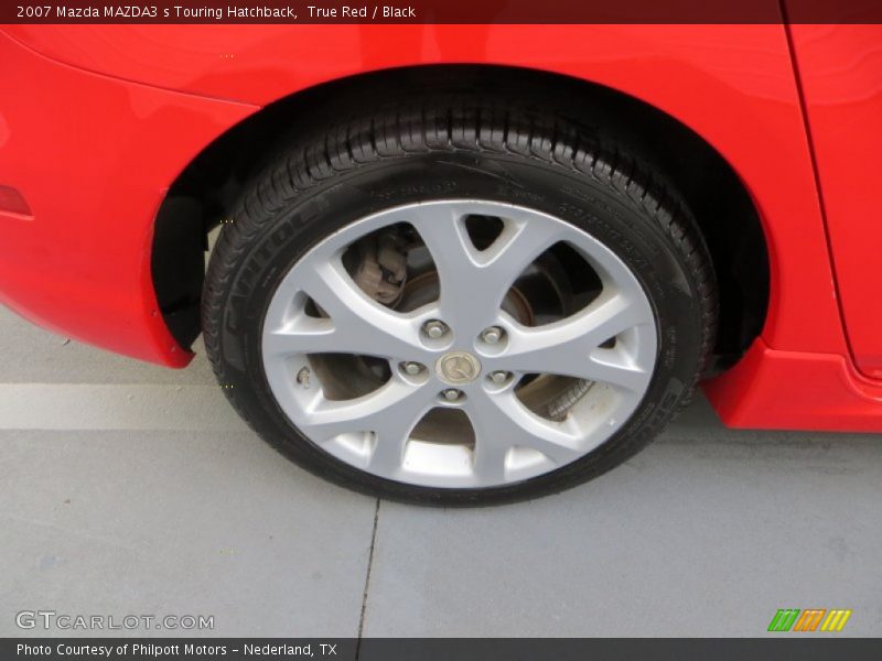 True Red / Black 2007 Mazda MAZDA3 s Touring Hatchback