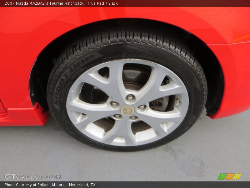 True Red / Black 2007 Mazda MAZDA3 s Touring Hatchback