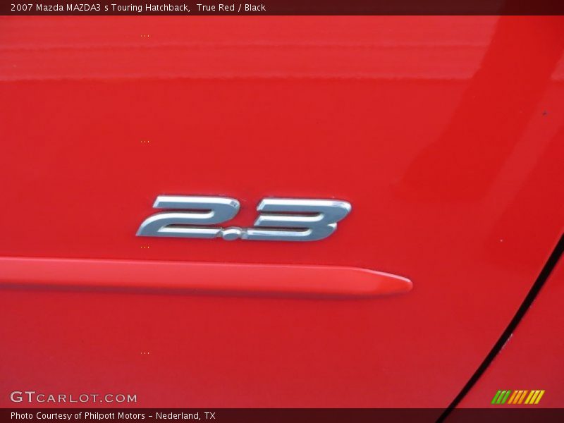 True Red / Black 2007 Mazda MAZDA3 s Touring Hatchback