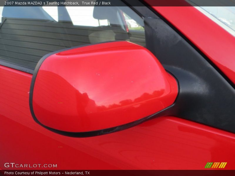 True Red / Black 2007 Mazda MAZDA3 s Touring Hatchback