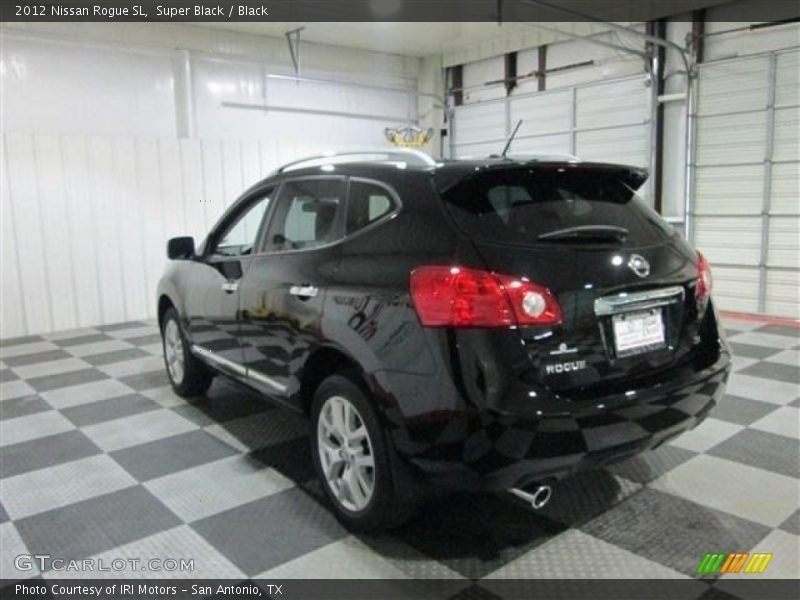 Super Black / Black 2012 Nissan Rogue SL