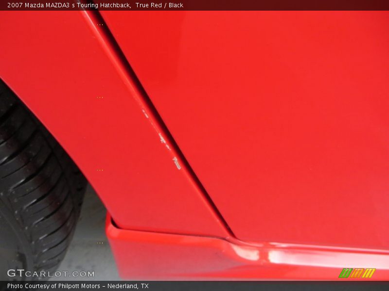 True Red / Black 2007 Mazda MAZDA3 s Touring Hatchback