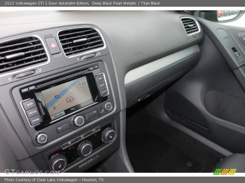 Deep Black Pearl Metallic / Titan Black 2013 Volkswagen GTI 2 Door Autobahn Edition