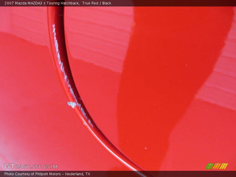 True Red / Black 2007 Mazda MAZDA3 s Touring Hatchback