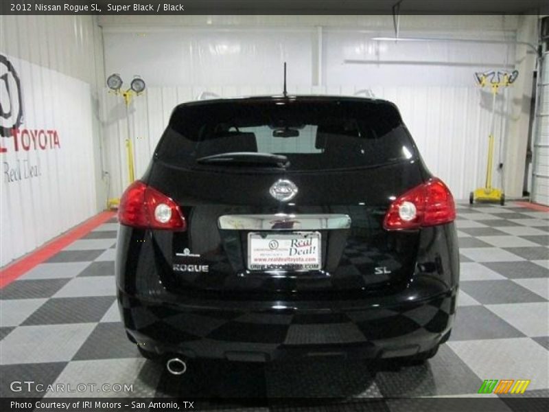 Super Black / Black 2012 Nissan Rogue SL