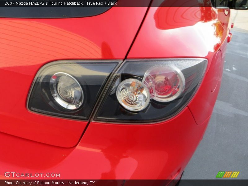 True Red / Black 2007 Mazda MAZDA3 s Touring Hatchback