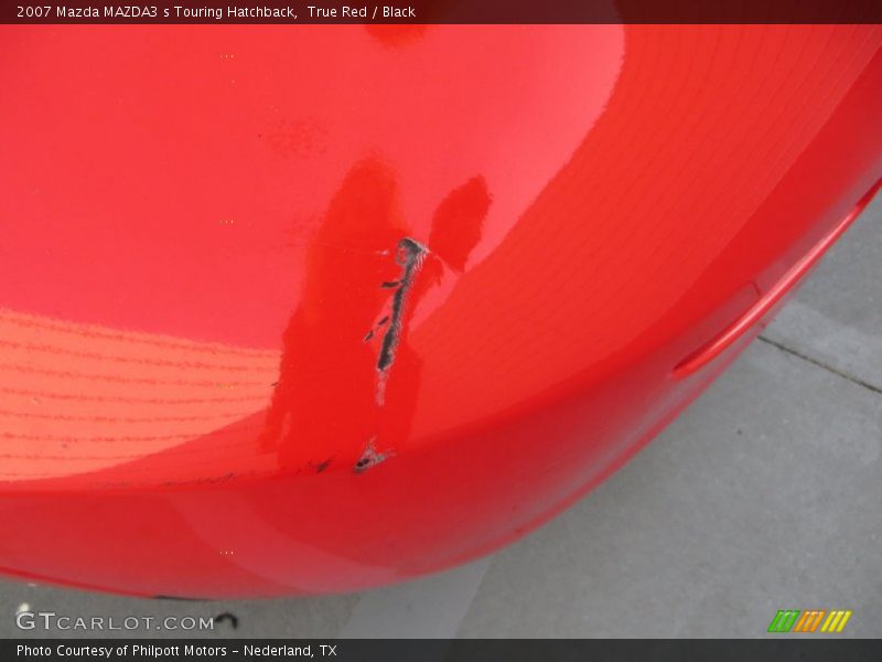 True Red / Black 2007 Mazda MAZDA3 s Touring Hatchback