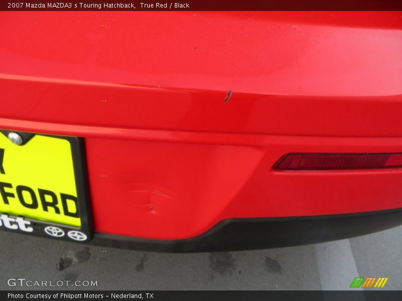 True Red / Black 2007 Mazda MAZDA3 s Touring Hatchback