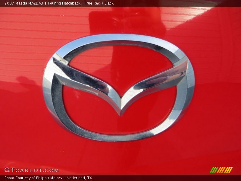 True Red / Black 2007 Mazda MAZDA3 s Touring Hatchback