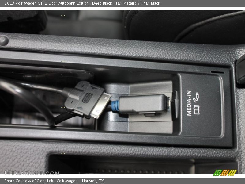 Deep Black Pearl Metallic / Titan Black 2013 Volkswagen GTI 2 Door Autobahn Edition