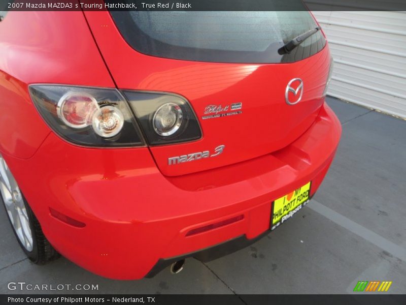 True Red / Black 2007 Mazda MAZDA3 s Touring Hatchback