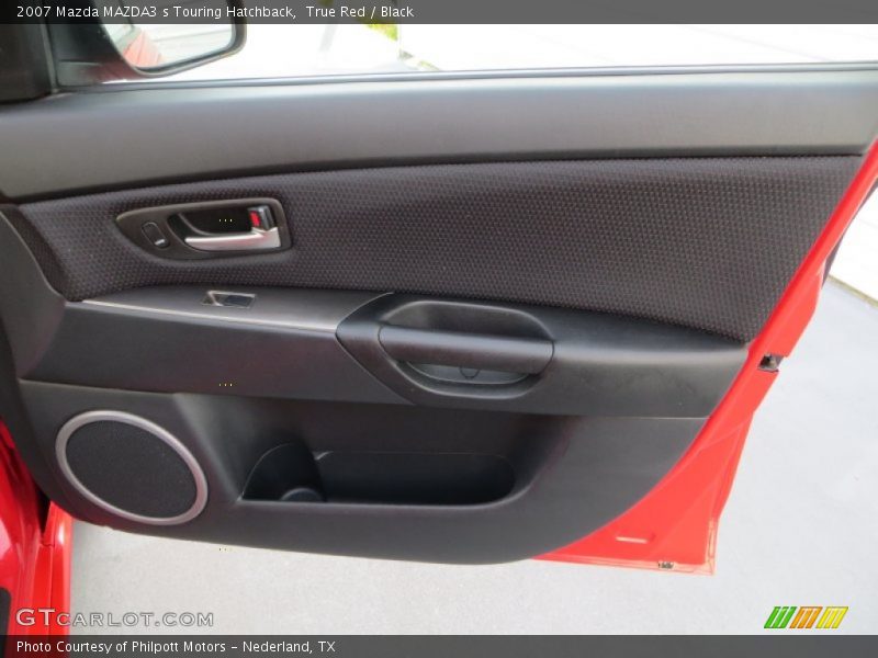 True Red / Black 2007 Mazda MAZDA3 s Touring Hatchback