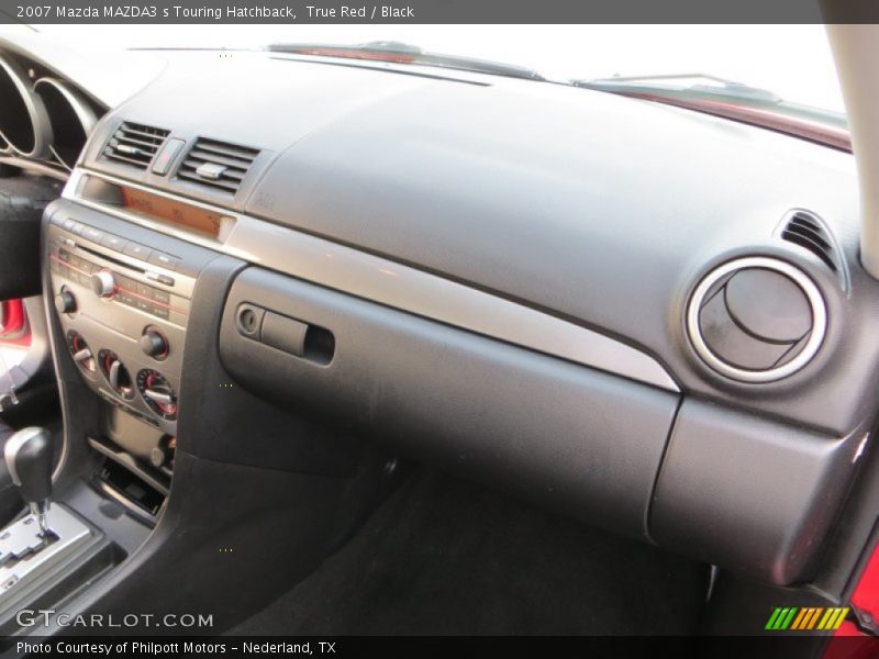 True Red / Black 2007 Mazda MAZDA3 s Touring Hatchback