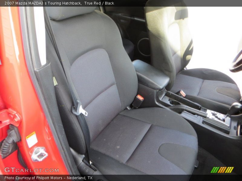 True Red / Black 2007 Mazda MAZDA3 s Touring Hatchback
