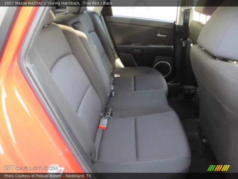 True Red / Black 2007 Mazda MAZDA3 s Touring Hatchback