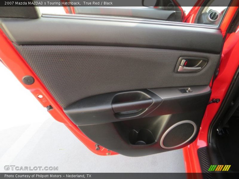 True Red / Black 2007 Mazda MAZDA3 s Touring Hatchback