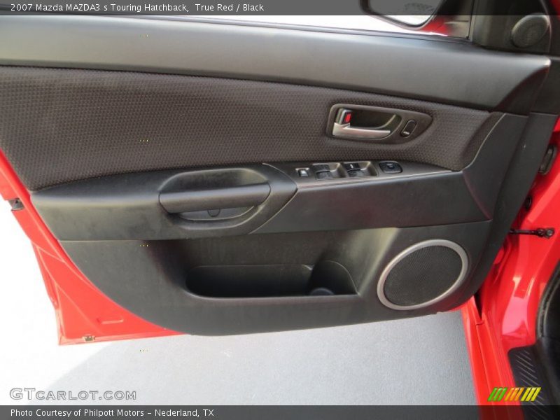 True Red / Black 2007 Mazda MAZDA3 s Touring Hatchback