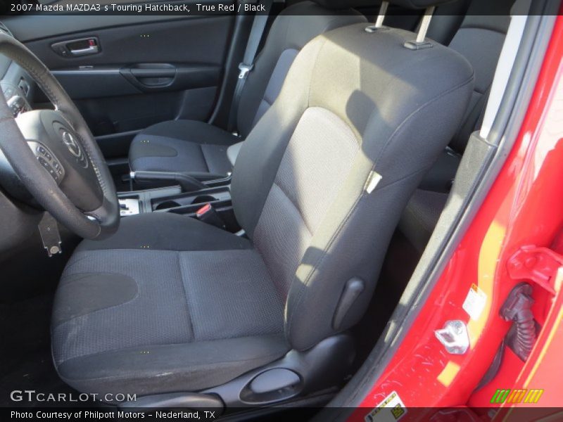 True Red / Black 2007 Mazda MAZDA3 s Touring Hatchback