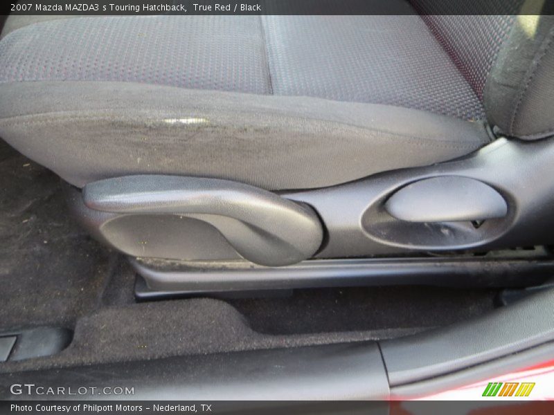 True Red / Black 2007 Mazda MAZDA3 s Touring Hatchback