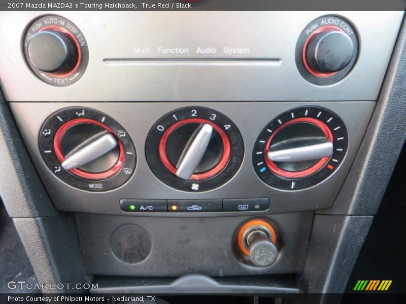 True Red / Black 2007 Mazda MAZDA3 s Touring Hatchback