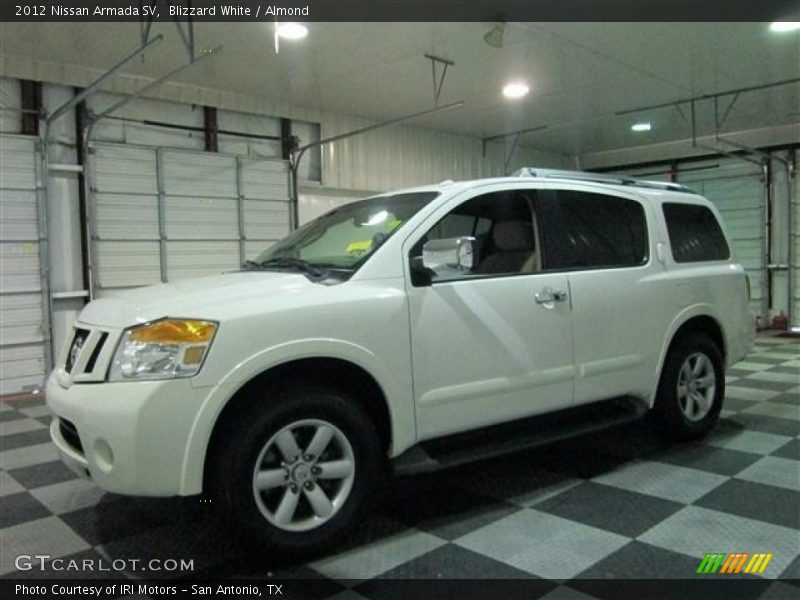 Blizzard White / Almond 2012 Nissan Armada SV