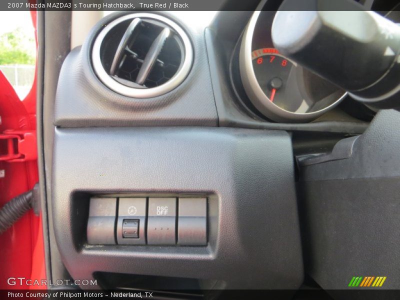 True Red / Black 2007 Mazda MAZDA3 s Touring Hatchback