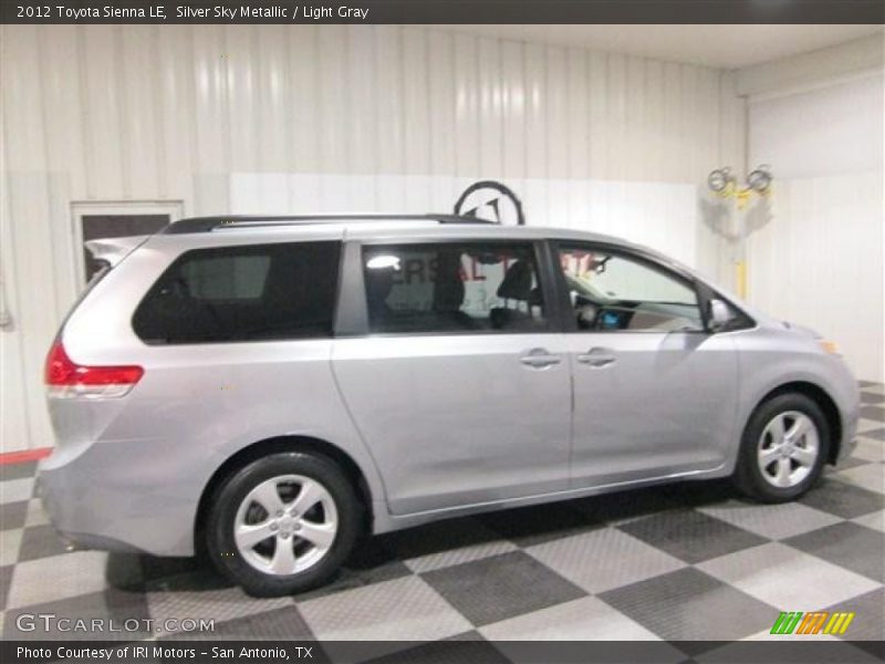 Silver Sky Metallic / Light Gray 2012 Toyota Sienna LE