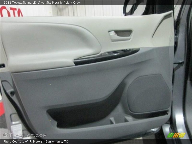 Silver Sky Metallic / Light Gray 2012 Toyota Sienna LE