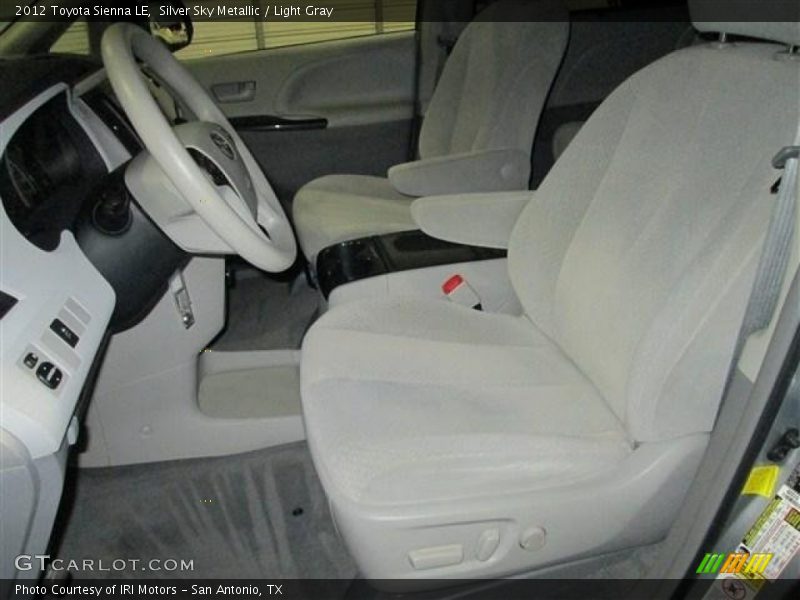 Silver Sky Metallic / Light Gray 2012 Toyota Sienna LE