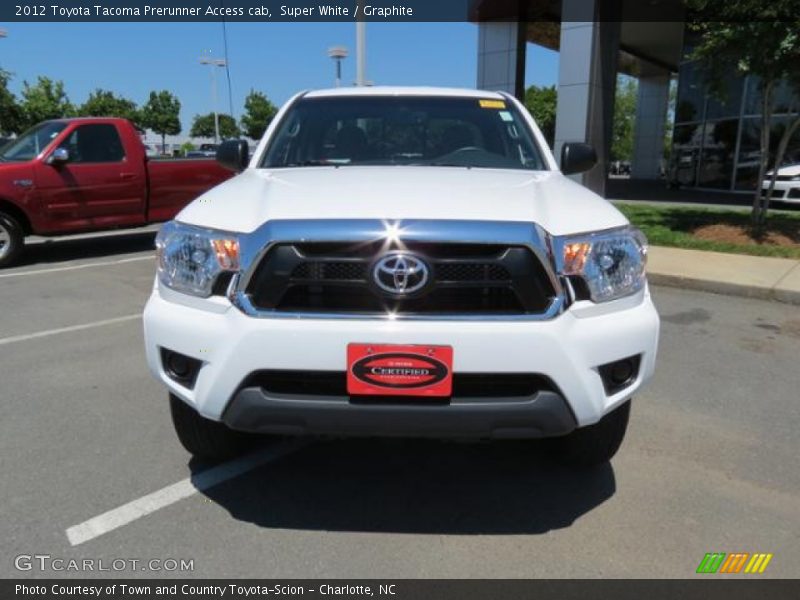 Super White / Graphite 2012 Toyota Tacoma Prerunner Access cab