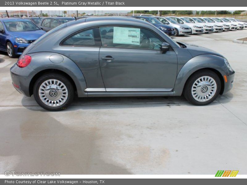 Platinum Gray Metallic / Titan Black 2013 Volkswagen Beetle 2.5L