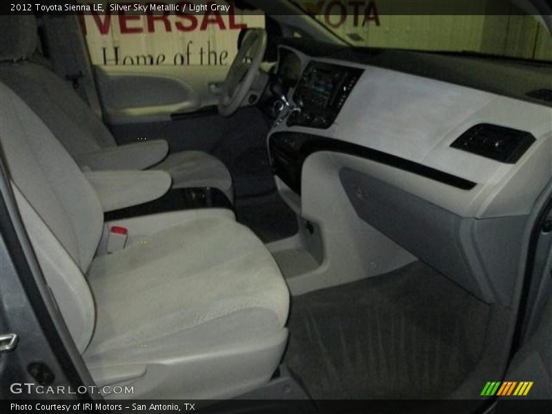 Silver Sky Metallic / Light Gray 2012 Toyota Sienna LE