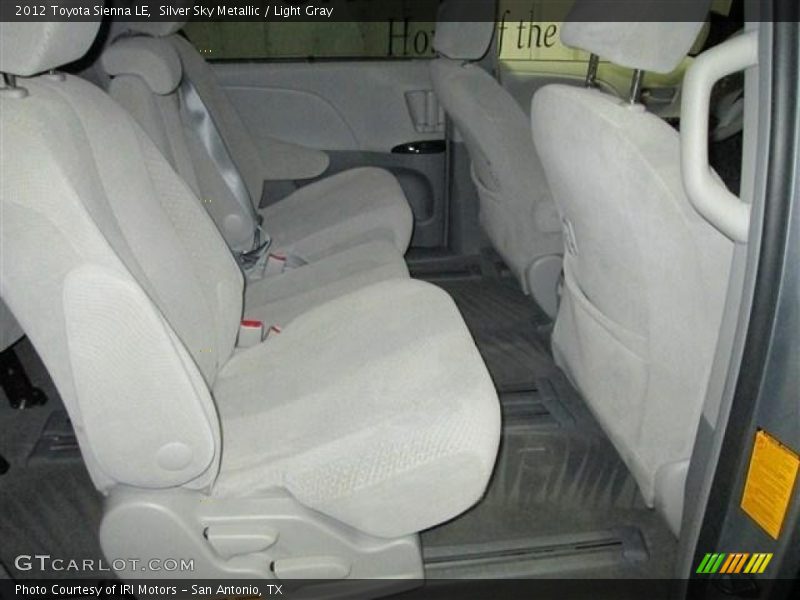 Silver Sky Metallic / Light Gray 2012 Toyota Sienna LE