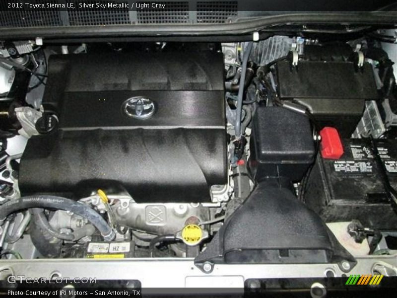 Silver Sky Metallic / Light Gray 2012 Toyota Sienna LE