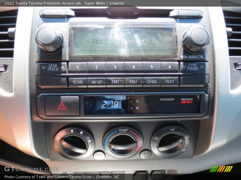 Super White / Graphite 2012 Toyota Tacoma Prerunner Access cab