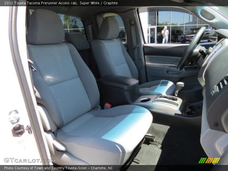 Super White / Graphite 2012 Toyota Tacoma Prerunner Access cab