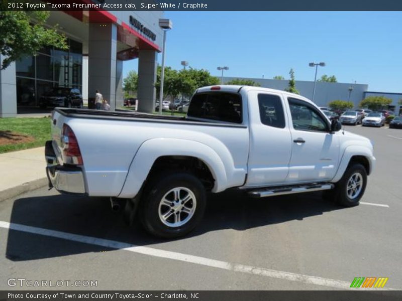 Super White / Graphite 2012 Toyota Tacoma Prerunner Access cab