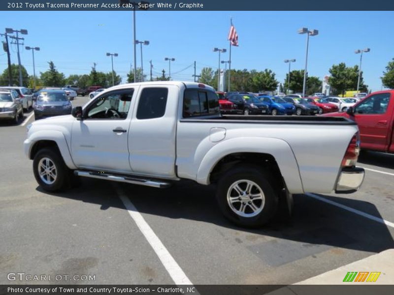 Super White / Graphite 2012 Toyota Tacoma Prerunner Access cab