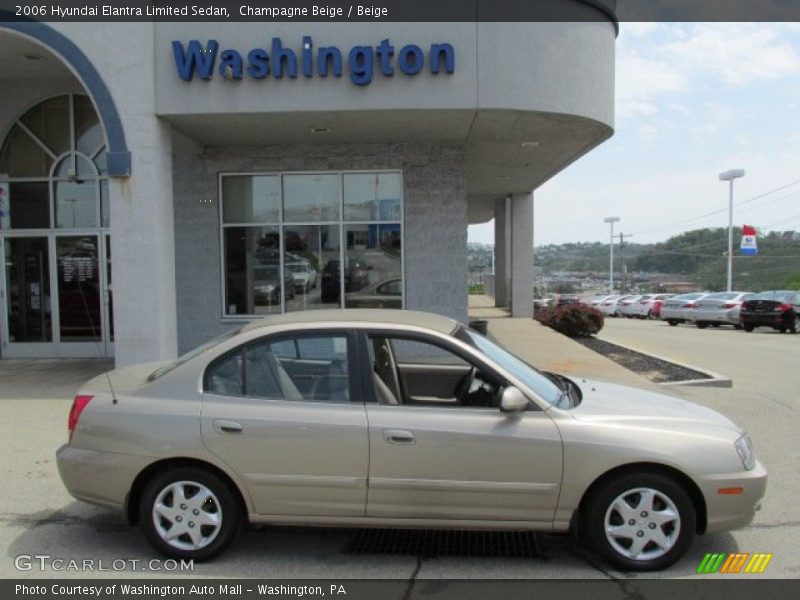 Champagne Beige / Beige 2006 Hyundai Elantra Limited Sedan