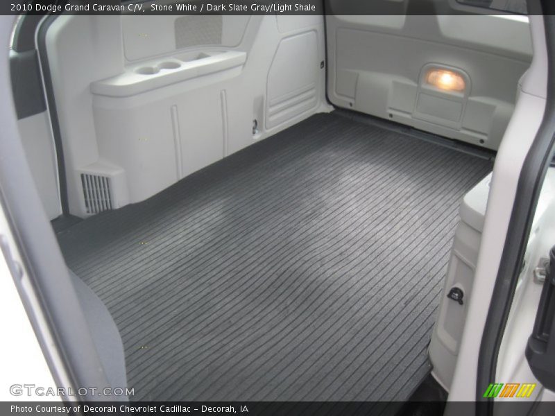 Stone White / Dark Slate Gray/Light Shale 2010 Dodge Grand Caravan C/V