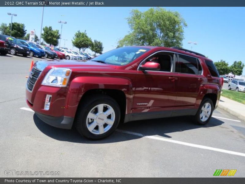 Merlot Jewel Metallic / Jet Black 2012 GMC Terrain SLT