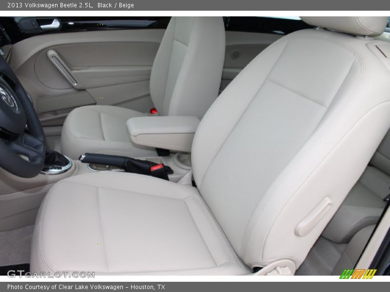 Black / Beige 2013 Volkswagen Beetle 2.5L