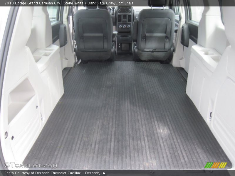 Stone White / Dark Slate Gray/Light Shale 2010 Dodge Grand Caravan C/V