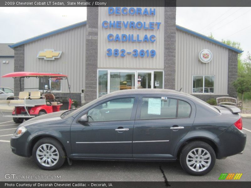 Slate Metallic / Ebony 2009 Chevrolet Cobalt LT Sedan