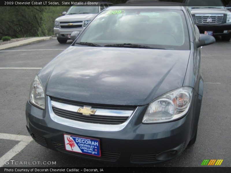 Slate Metallic / Ebony 2009 Chevrolet Cobalt LT Sedan