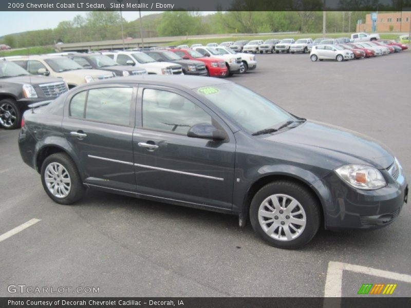 Slate Metallic / Ebony 2009 Chevrolet Cobalt LT Sedan