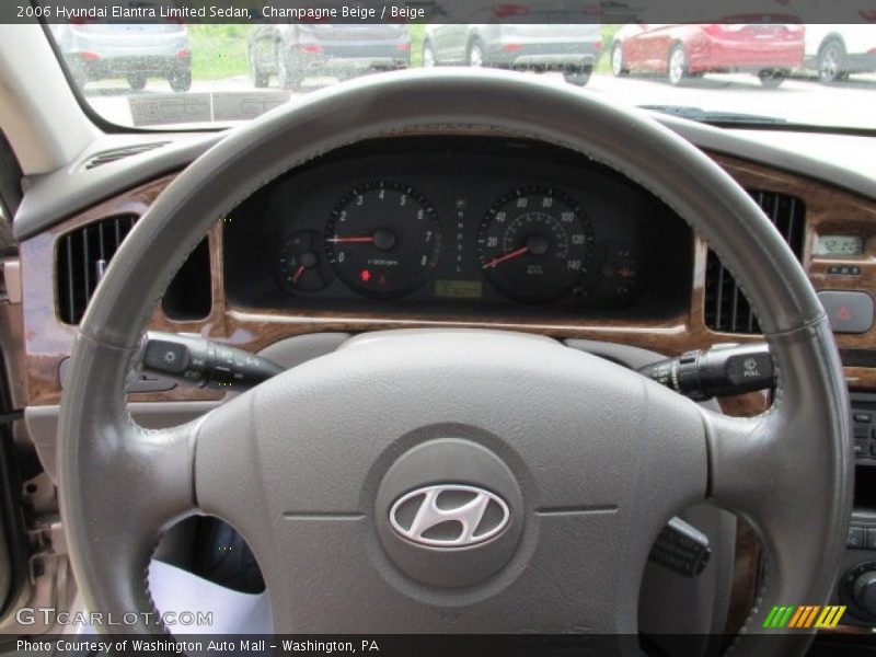 Champagne Beige / Beige 2006 Hyundai Elantra Limited Sedan