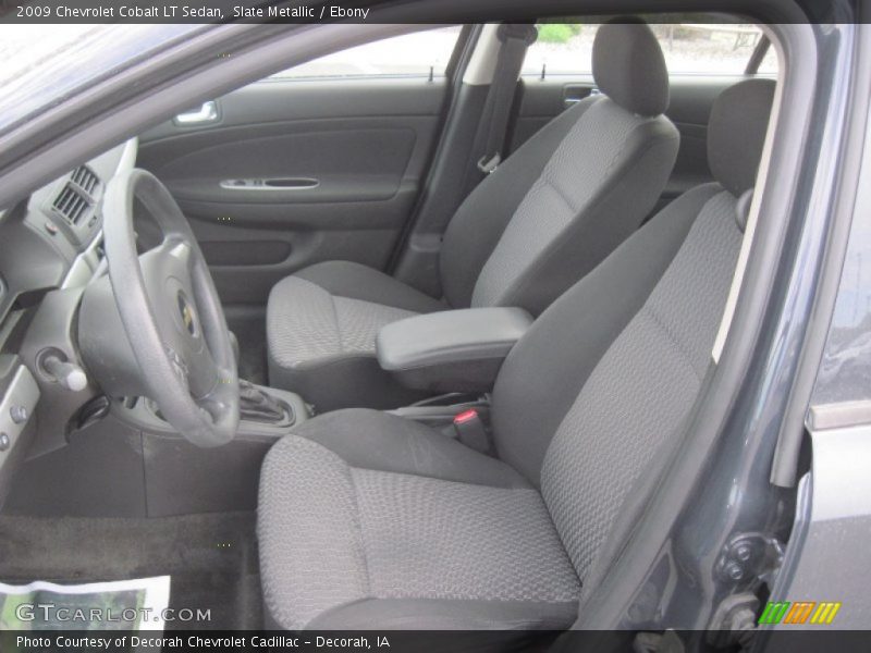 Slate Metallic / Ebony 2009 Chevrolet Cobalt LT Sedan