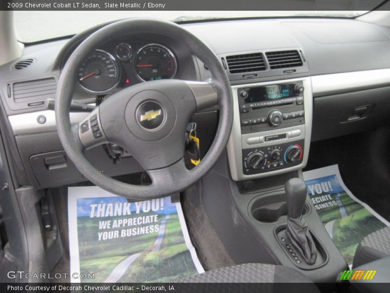 Slate Metallic / Ebony 2009 Chevrolet Cobalt LT Sedan